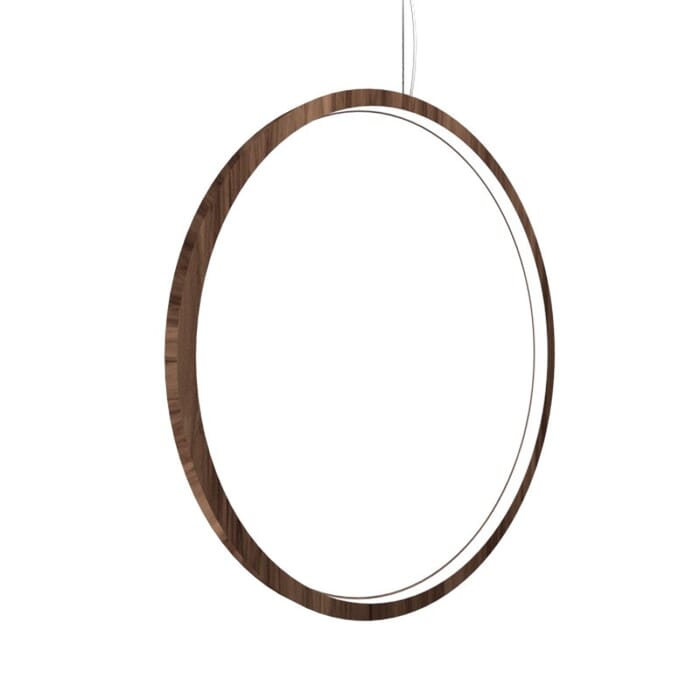 Conical LED Pendant in American Walnut Conical LED Pendant in American Walnut