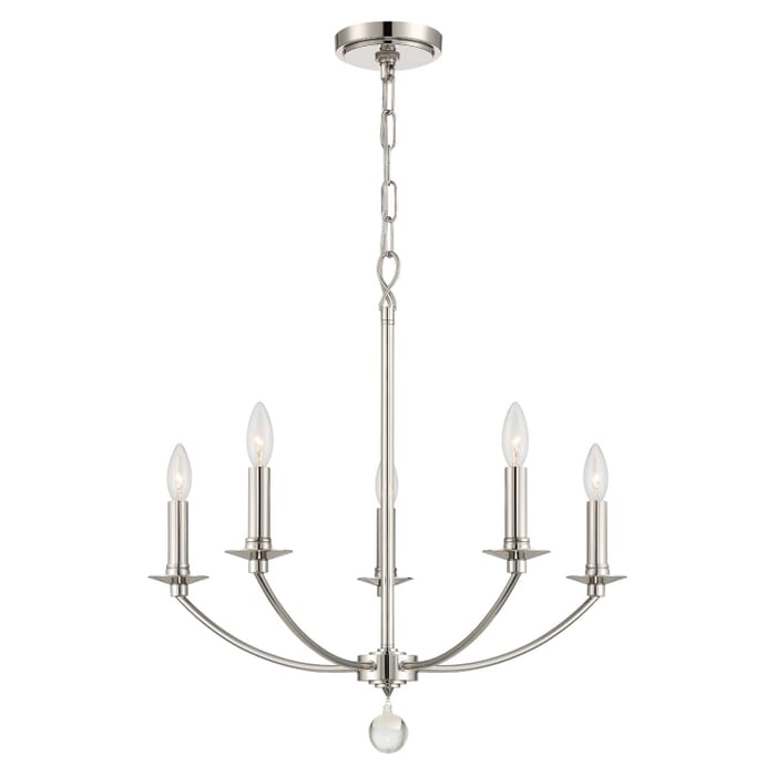 Five Light Chandelier by Crystorama Five Light Chandelier by Crystorama