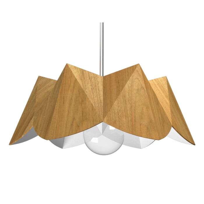 Physalis 1-Light Pendant in Louro Freijo Physalis 1-Light Pendant in Louro Freijo