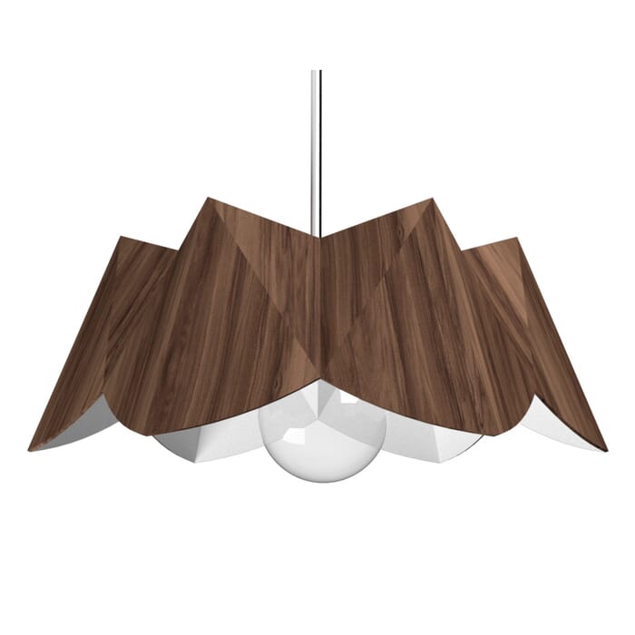 Physalis 1-Light Pendant in American Walnut Physalis 1-Light Pendant in American Walnut