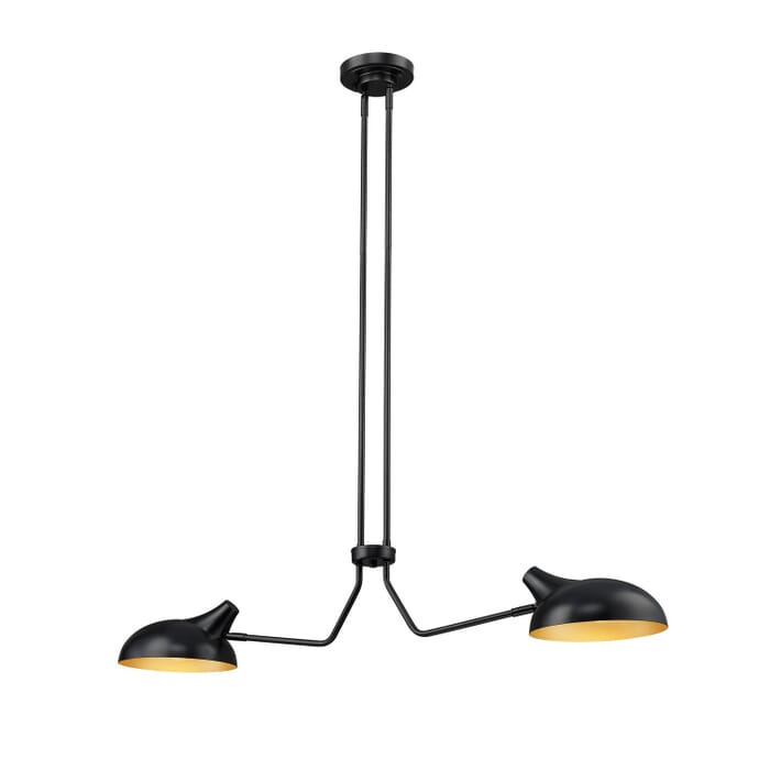 Two Light Linear Chandelier Two Light Linear Chandelier