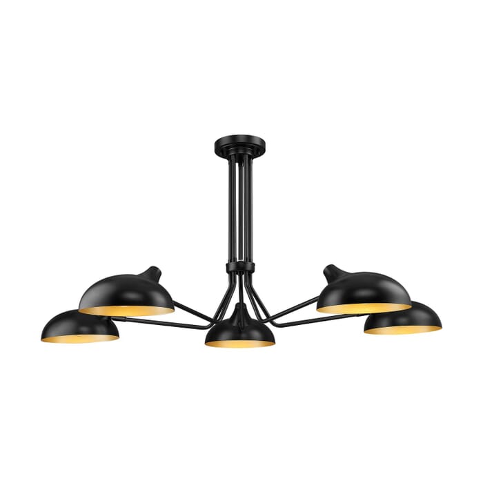 Five Light Semi Flush Mount Five Light Semi Flush Mount