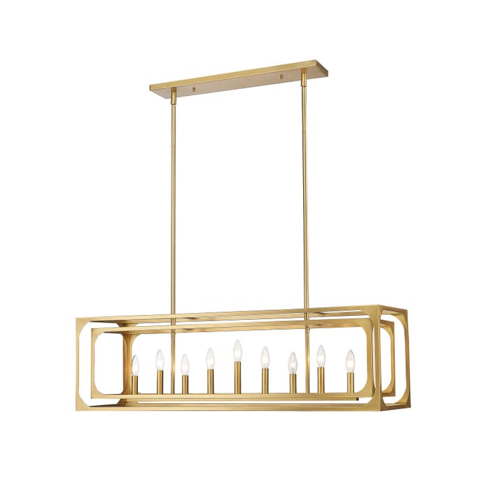 Nine Light Linear Chandelier Nine Light Linear Chandelier
