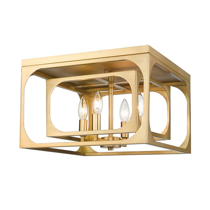 Four Light Flush Mount Four Light Flush Mount