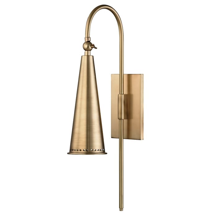 Hudson Valley Alva 21" Wall Sconce in Aged Brass Hudson Valley Alva 21" Wall Sconce in Aged Brass