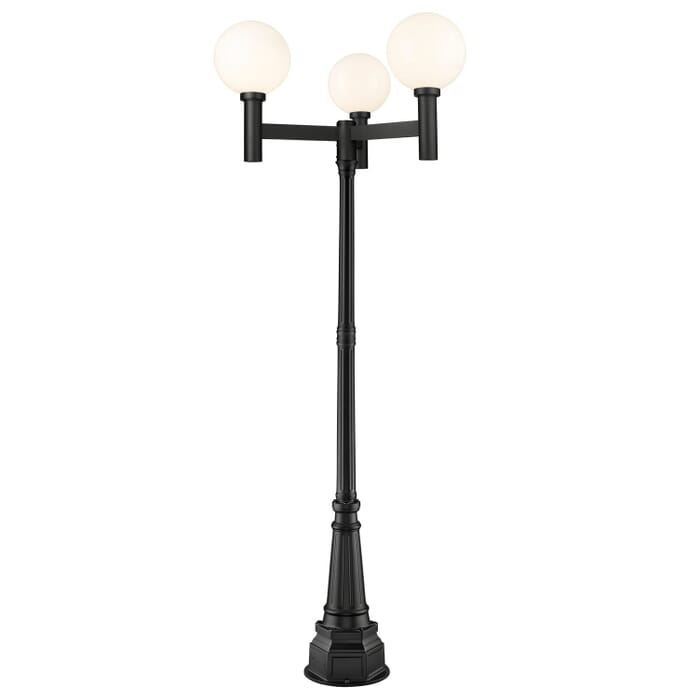 Three Light Outdoor Post Mount Three Light Outdoor Post Mount