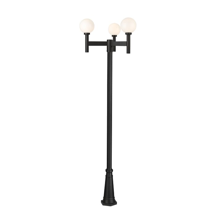 Three Light Outdoor Post Mount Three Light Outdoor Post Mount
