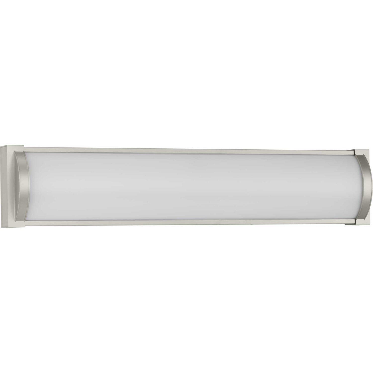 Brushed Nickel LED Linear Vanity from the Barril Led Collection