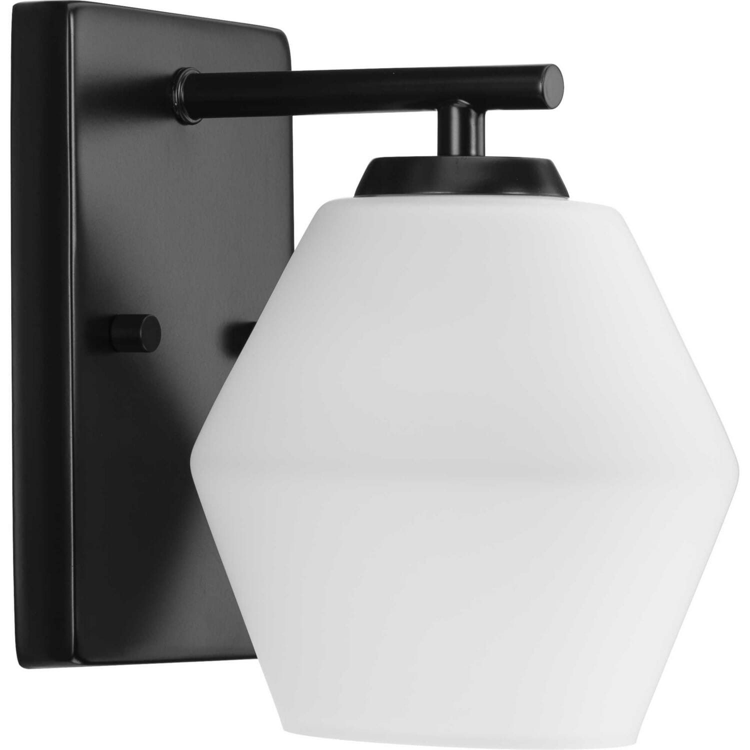 Matte Black One Light Bath and Vanity Light from the Copeland Collection