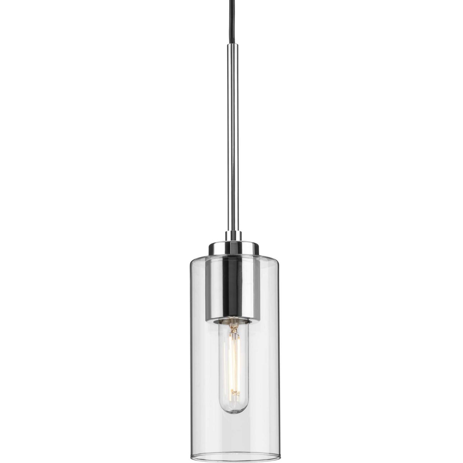 Polished Chrome One Light Pendant from the Cofield Collection