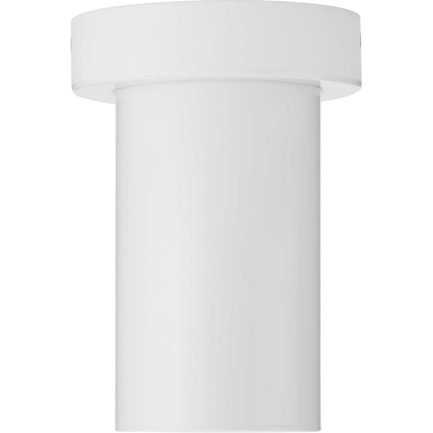 White One Light Adjustable Ceiling Mount from the 3In Cylinders Collection