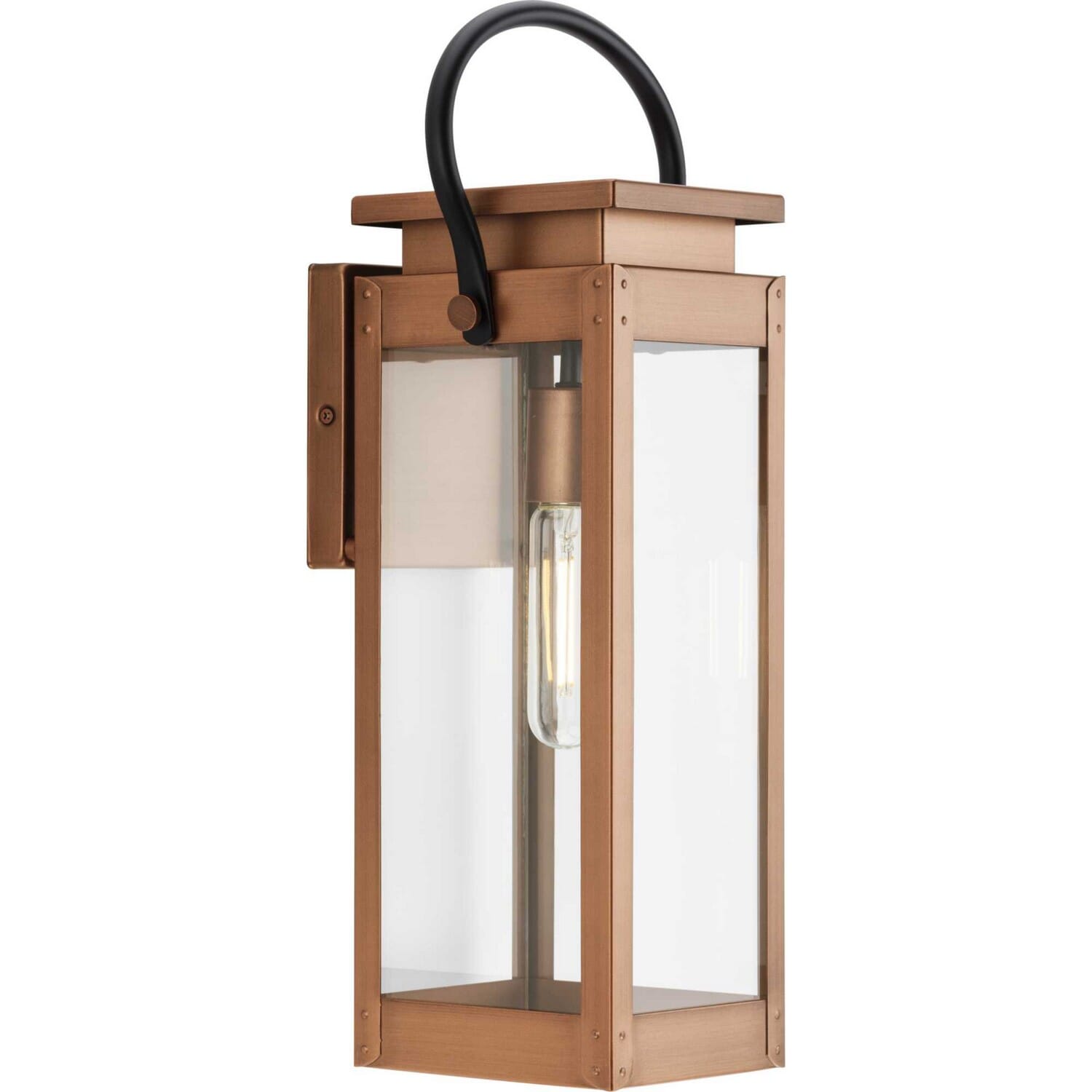 Antique Copper (Painted) One Light Outdoor Wall Lantern from the Union Square Collection