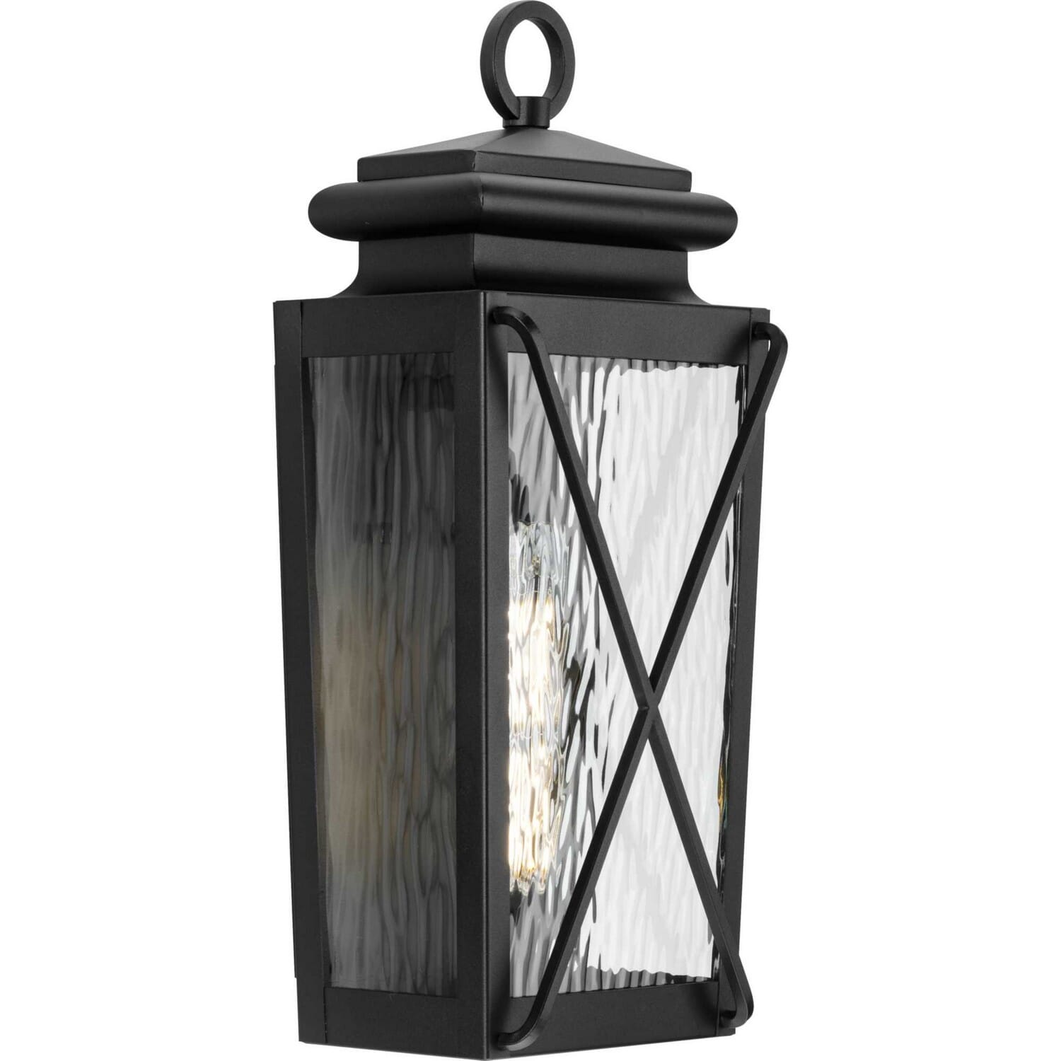 Black One Light Outdoor Wall Lantern from the Wakeford Collection