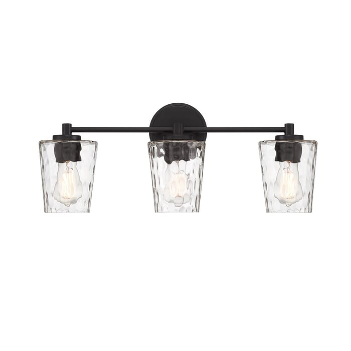 Three Light Bathroom Vanity by Savoy House Three Light Bathroom Vanity by Savoy House