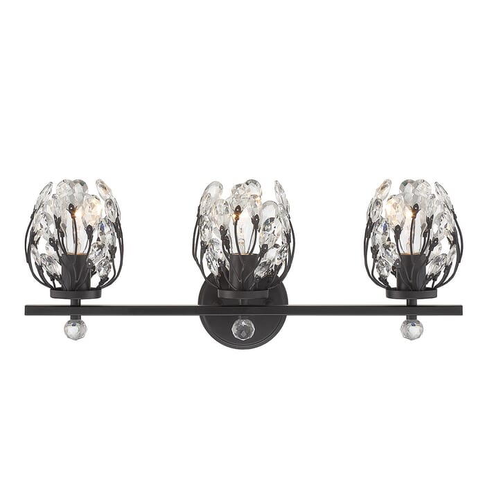 Three Light Bathroom Vanity by Savoy House Three Light Bathroom Vanity by Savoy House