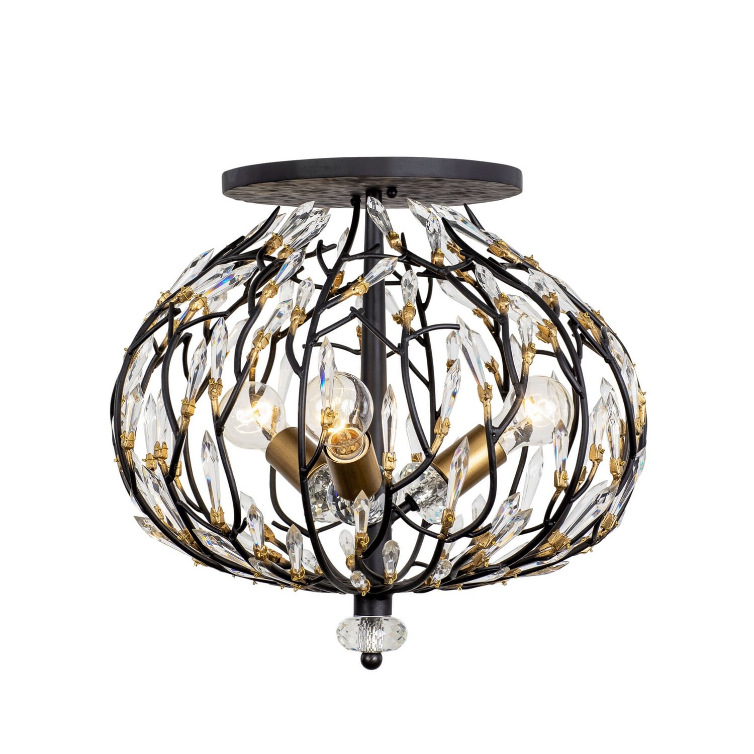 Three Light Semi-Flush Mount by Varaluz