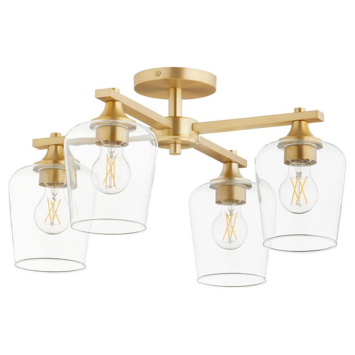 Four Light Ceiling Mount by Quorum Four Light Ceiling Mount by Quorum