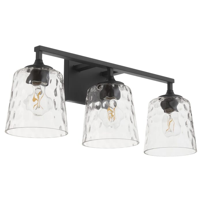 Three Light Vanity by Quorum Three Light Vanity by Quorum