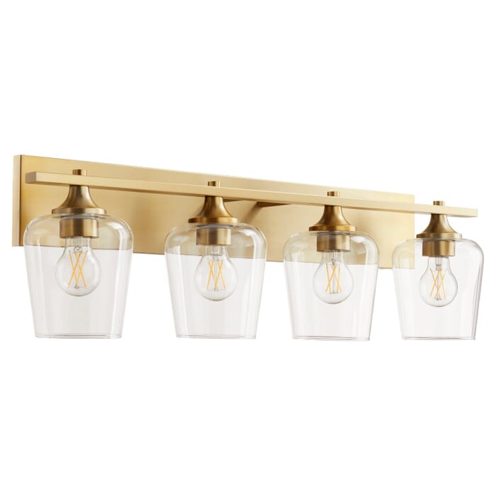 Four Light Vanity by Quorum Four Light Vanity by Quorum