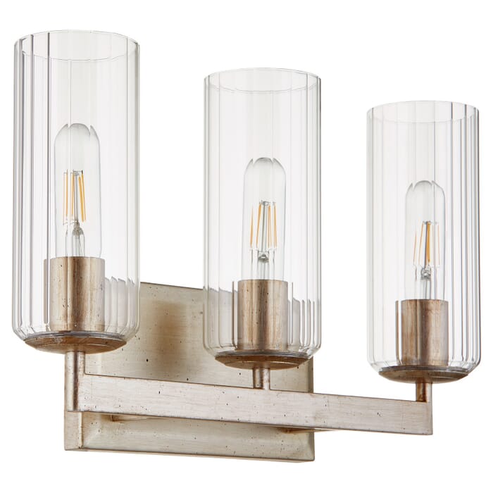 Three Light Vanity by Quorum Three Light Vanity by Quorum