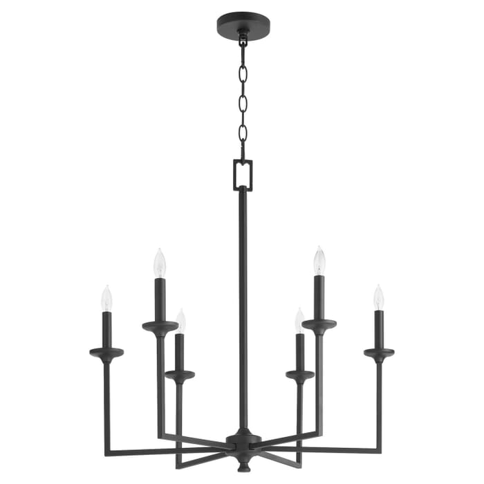 Six Light Chandelier by Quorum Six Light Chandelier by Quorum