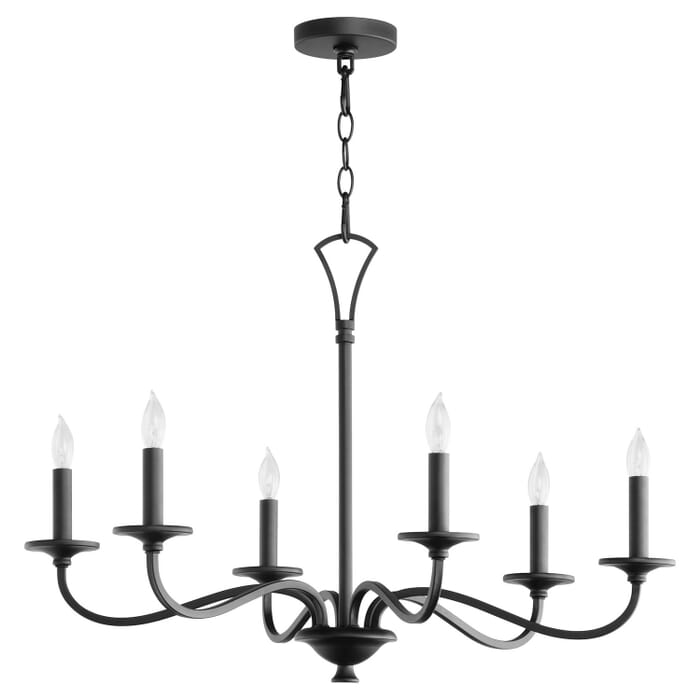 Six Light Chandelier by Quorum Six Light Chandelier by Quorum