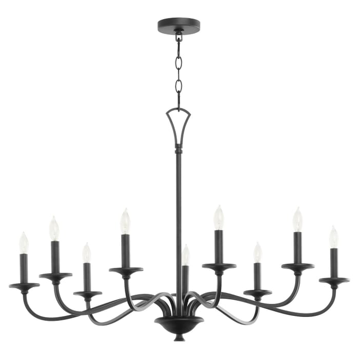 Nine Light Chandelier by Quorum Nine Light Chandelier by Quorum