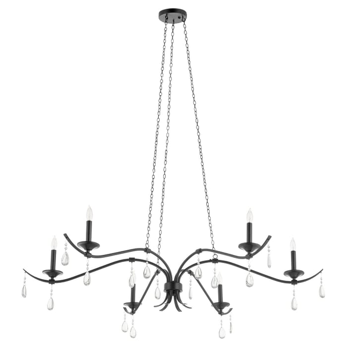 Six Light Chandelier by Quorum Six Light Chandelier by Quorum