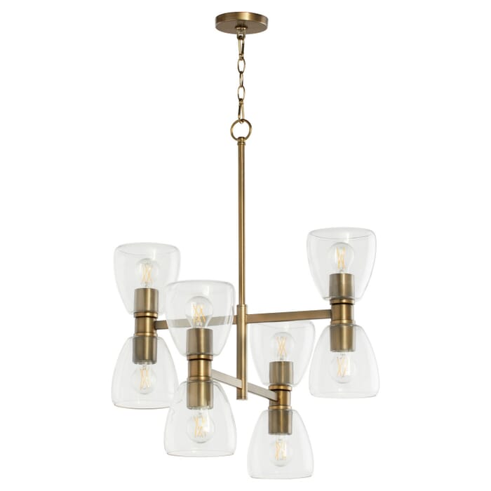 Eight Light Chandelier by Quorum Eight Light Chandelier by Quorum