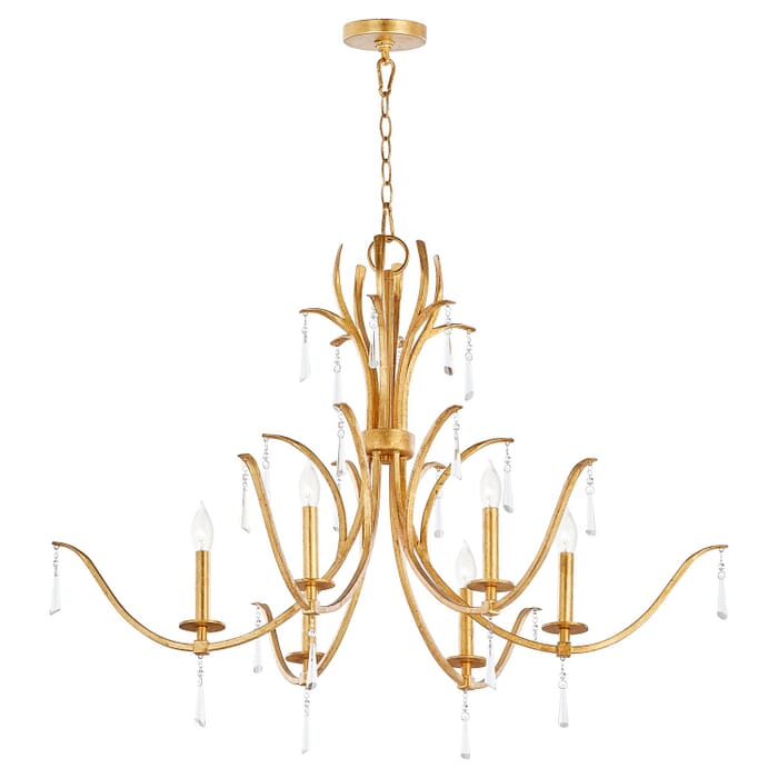 Six Light Chandelier by Quorum Six Light Chandelier by Quorum