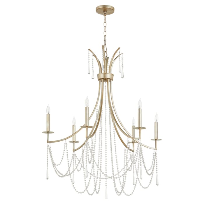 Six Light Chandelier by Quorum Six Light Chandelier by Quorum