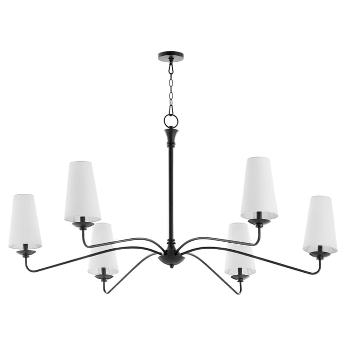 Six Light Chandelier by Quorum Six Light Chandelier by Quorum