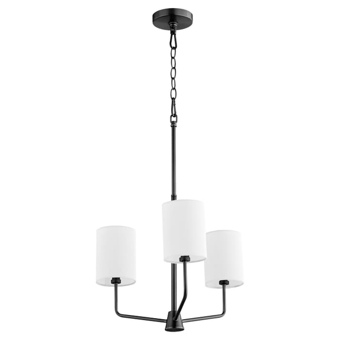 Three Light Chandelier by Quorum Three Light Chandelier by Quorum