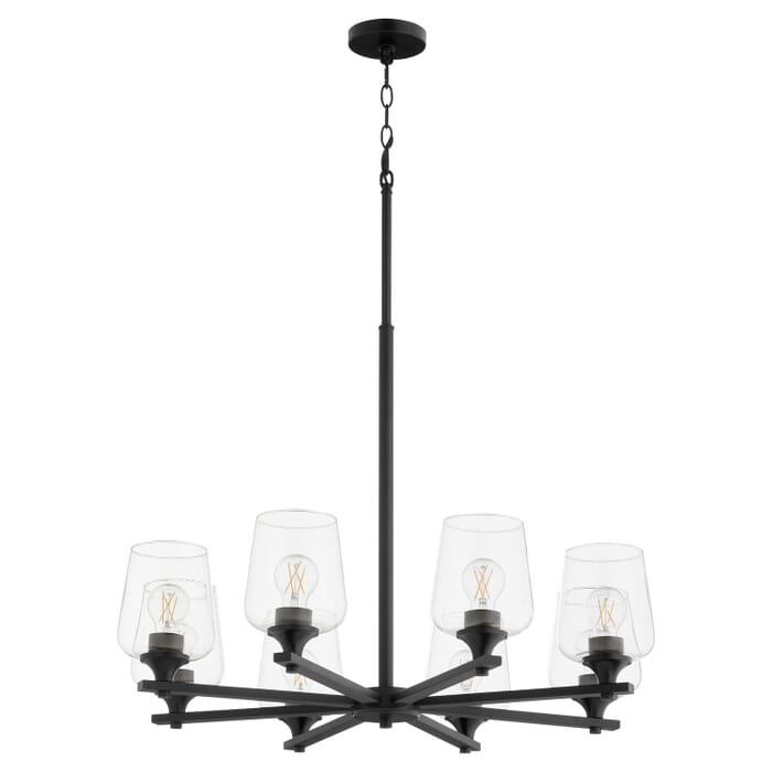 Eight Light Chandelier by Quorum Eight Light Chandelier by Quorum