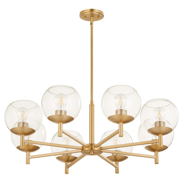 Eight Light Chandelier by Quorum Eight Light Chandelier by Quorum