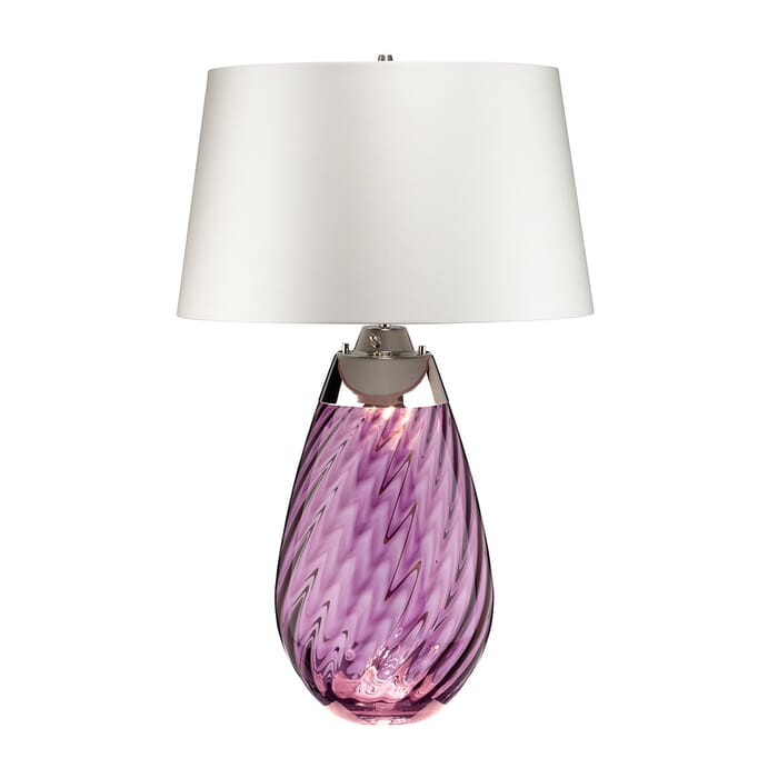 Lena 2-Light Table Lamp in Plum Lena 2-Light Table Lamp in Plum