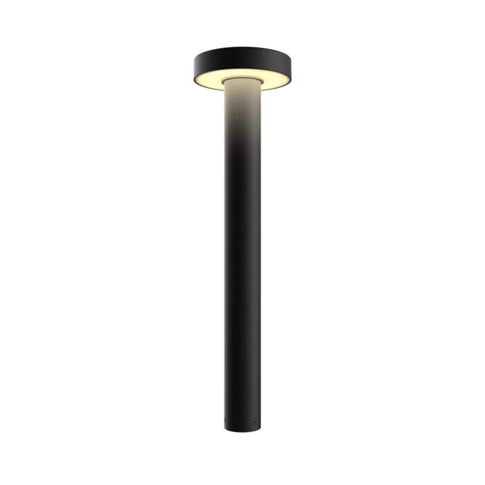 1-Light Landscape Pathlight Round Top in Black 1-Light Landscape Pathlight Round Top in Black