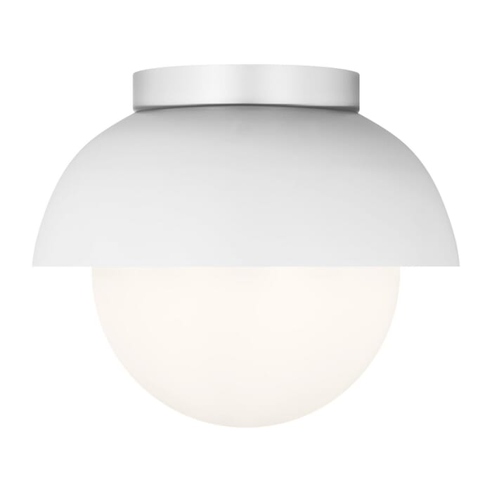 Hyde 1-Light Flush Mount in Matte White by Drew & Jonathan Hyde 1-Light Flush Mount in Matte White by Drew & Jonathan