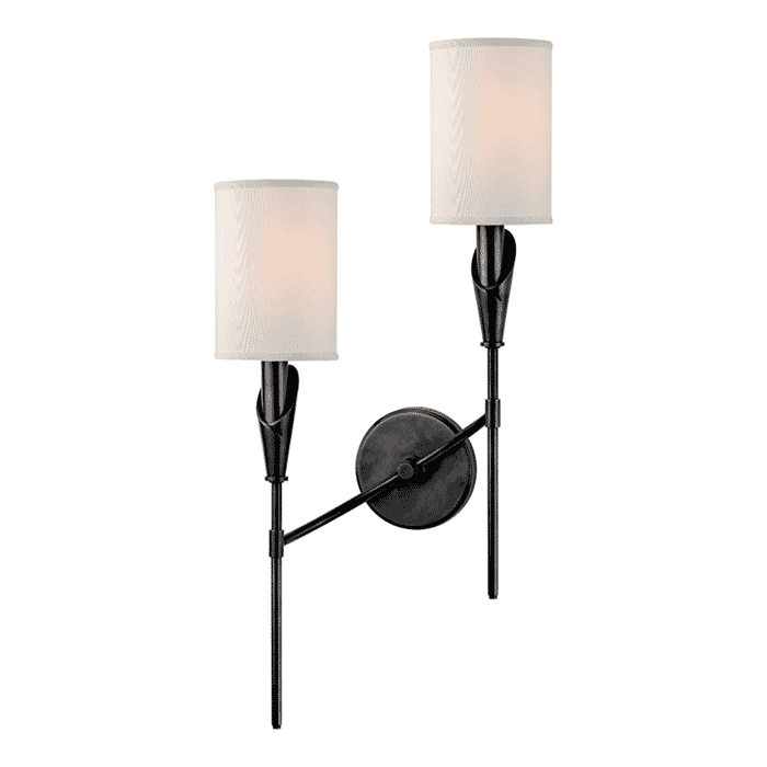 Hudson Valley Tate 2-Light 26" Wall Sconce in Old Bronze Hudson Valley Tate 2-Light 26" Wall Sconce in Old Bronze