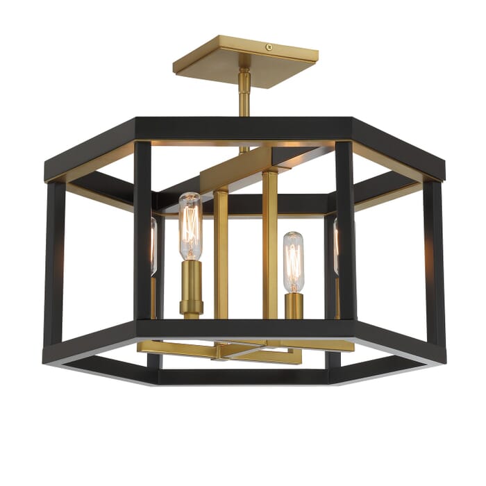 Four Light Semi Flush Mount Four Light Semi Flush Mount