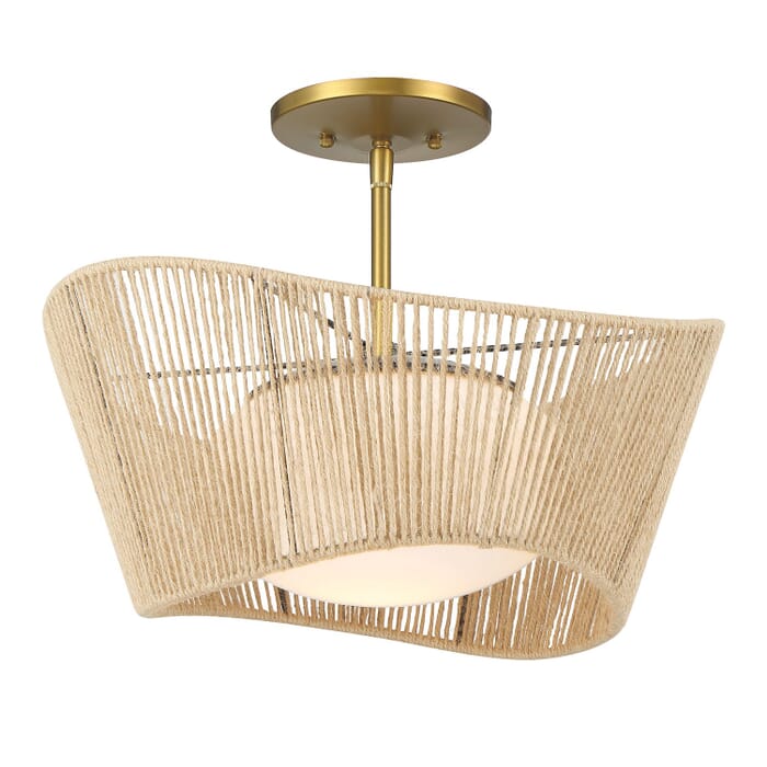 One Light Semi Flush Mount One Light Semi Flush Mount