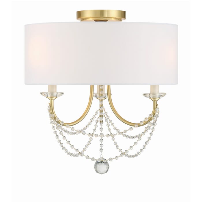 Three Light Semi Flush Mount Three Light Semi Flush Mount
