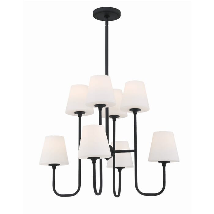 Eight Light Chandelier by Crystorama Eight Light Chandelier by Crystorama