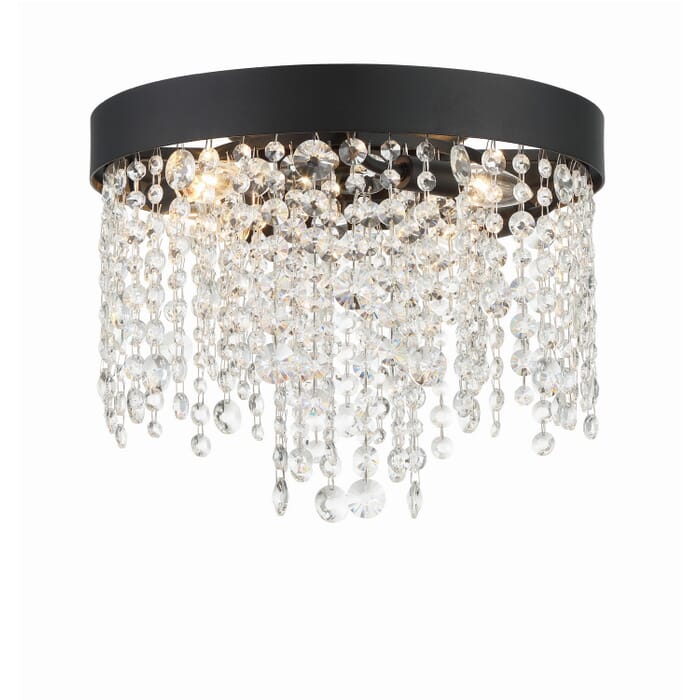 Four Light Flush Mount by Crystorama Four Light Flush Mount by Crystorama