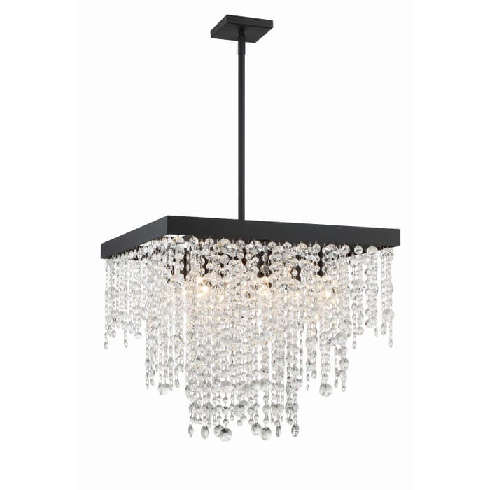Eight Light Chandelier by Crystorama Eight Light Chandelier by Crystorama