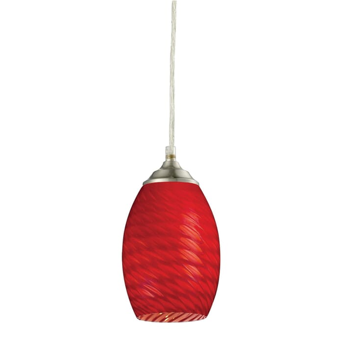Z-Lite Jazz 1-Light Mini Pendant Light In Brushed Nickel Z-Lite Jazz 1-Light Mini Pendant Light In Brushed Nickel