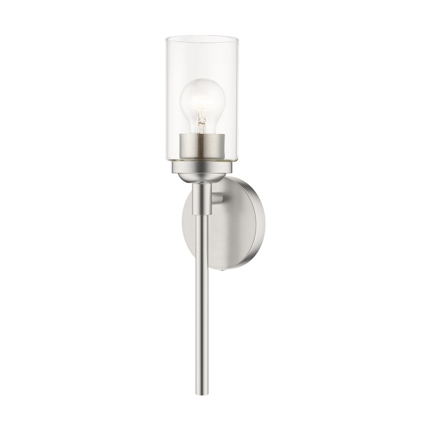 Whittier 1-Light Wall Sconce in Brushed Nickel