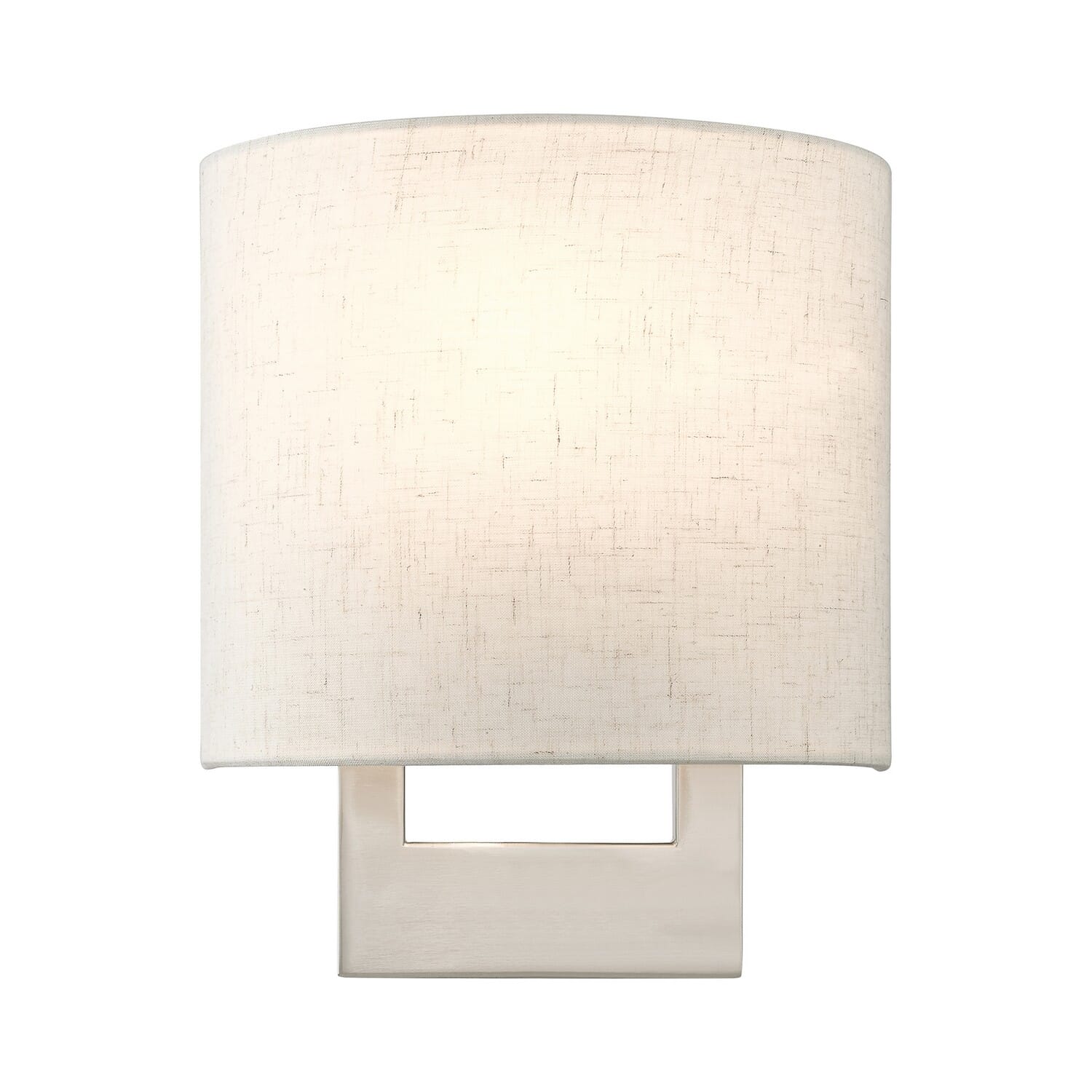 ADA Wall Sconces 1-Light Wall Sconce in Brushed Nickel