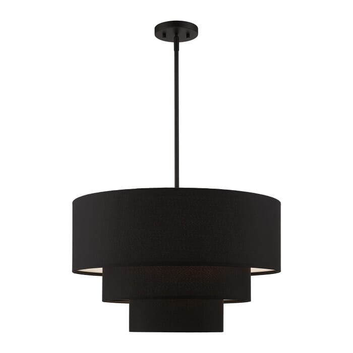 Bainbridge 4-Light Pendant Chandelier in Black Bainbridge 4-Light Pendant Chandelier in Black