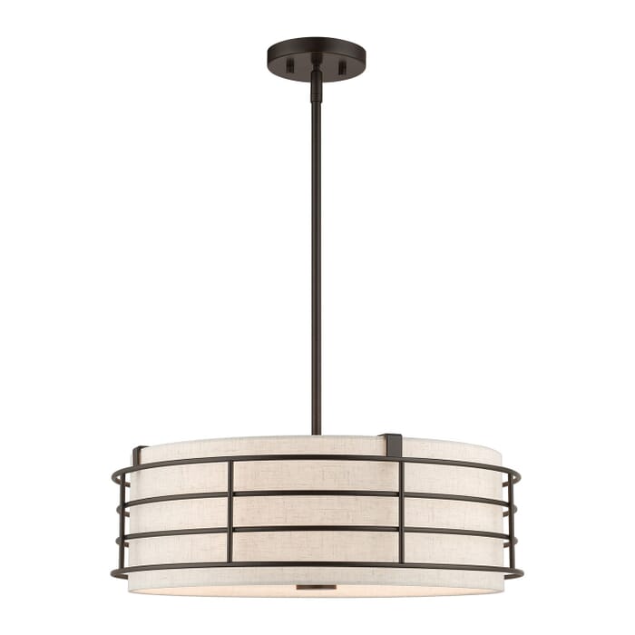 Blanchard 4-Light Pendant Chandelier in English Bronze Blanchard 4-Light Pendant Chandelier in English Bronze